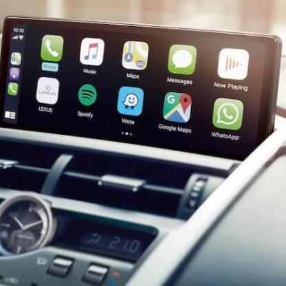 Custom Lexus Screen Tesla-style CarPlay Screens for Lexus | Merge Screens