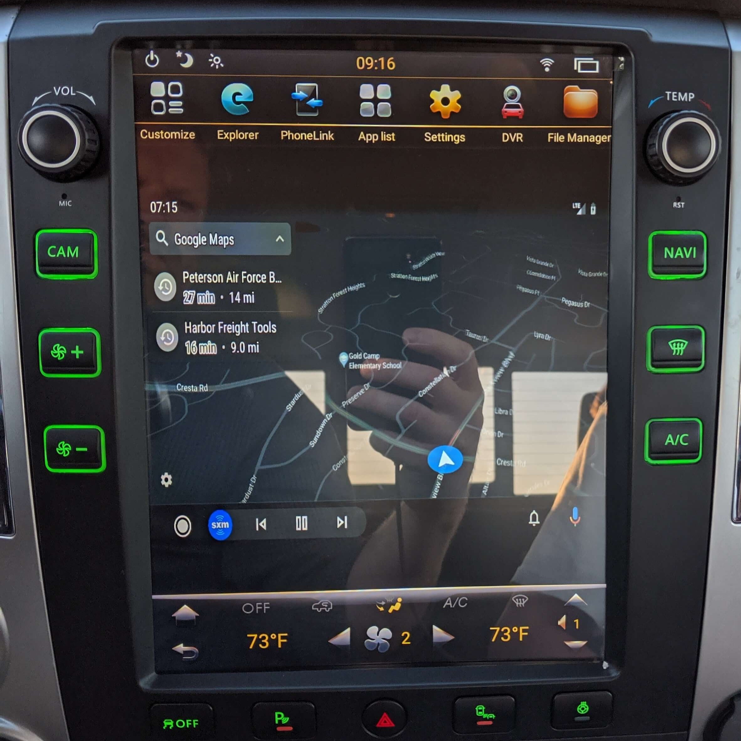 Nissan Titan Tesla Screen