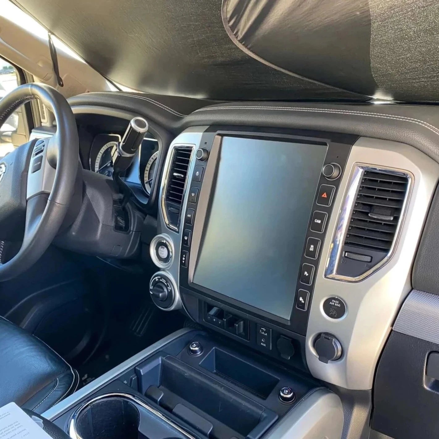 Nissan Titan Tesla Screen