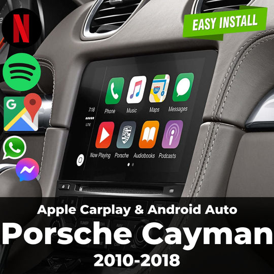 Porsche Cayman Apple Carplay & Android Auto Module