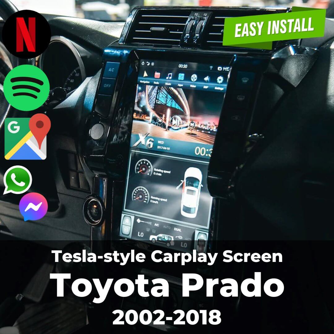 Tesla-style CarPlay Modules for Toyota | Merge Screens