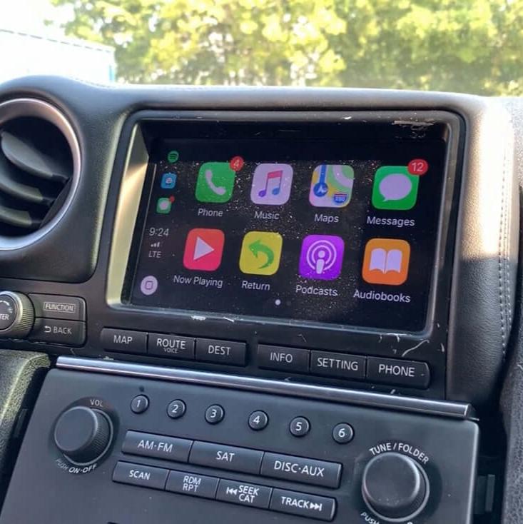 Installed Apple Carplay & Android Auto Module on an Nissan GT-R