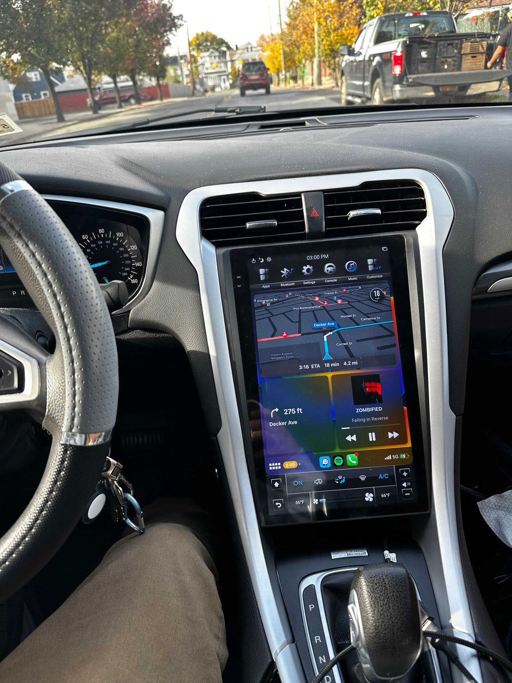 Example of Tesla-style Carplay Screen