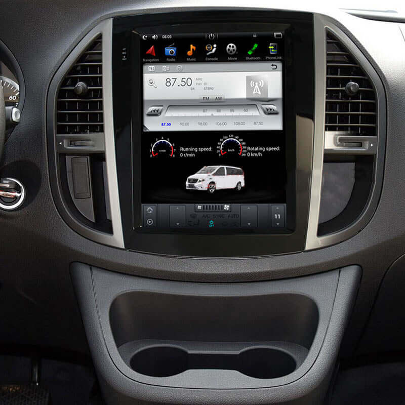 Tesla-style Carplay Screen for Mercedes Benz Vito