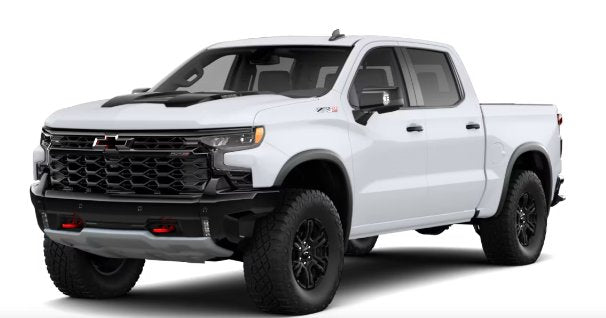 White Chevrolet Silverado pickup